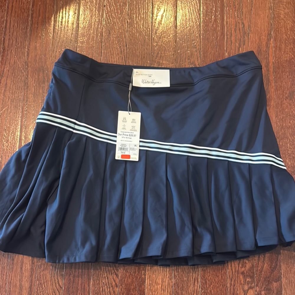 Walter Hagen Navy Blue Pleated Skort